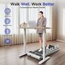 Walking Pad with Incline 3 in 1 Under Desk Treadmill for Home and Office 2.5 HP Walking Treadmill 300 Lbs Portable Incline treadmills with LED Display Remote Control & APP Image 7
