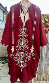 Ceremonial Style 3 Piece Embroidered Dress Set