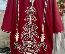 Ceremonial Style 3 Piece Embroidered Dress Set