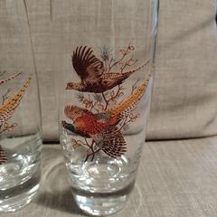 Vintage pheasants tumblers