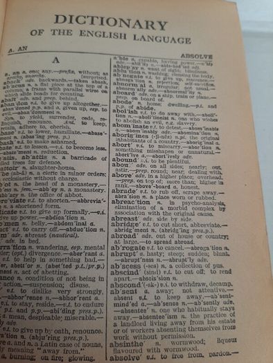 vintage dictionary 1972
