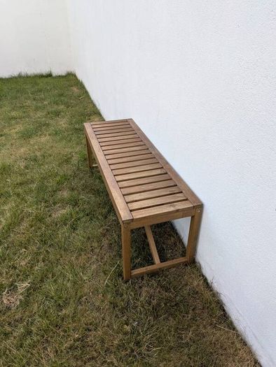 Garden wooden bench