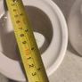 Belleek Living Porcelain Sand wave Ivory Tealight Votive Candle Holders x2 NO BOX. Image 2