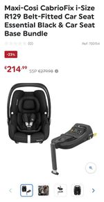 Maxi-Cosi car seat and isofix base X2
