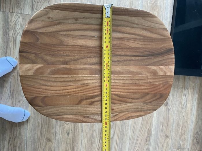 Premium Vintage-Style Elm Wood Barstools (Set of 4)