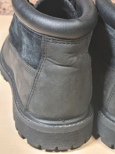 womens Timberland  NELLIE CHUKKA boots Black leather waterproof ankle boots Size UK 5.5 EU 38.5