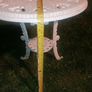 Victorian Style HandPainted Cast Iron Garden Table Image 6
