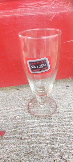 carling black label glass,rare glass,,price includes post to anywhere in Ireland thank you, or if buyer collects cheaper,sold as seen.