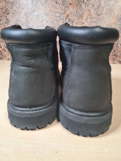womens Timberland  NELLIE CHUKKA boots Black leather waterproof ankle boots Size UK 5.5 EU 38.5