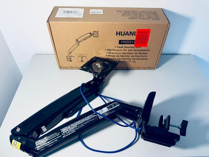 Pair of HUANUO Gas Spring Monitor Mounts 13-49 Screens / Ultrawide Compatible