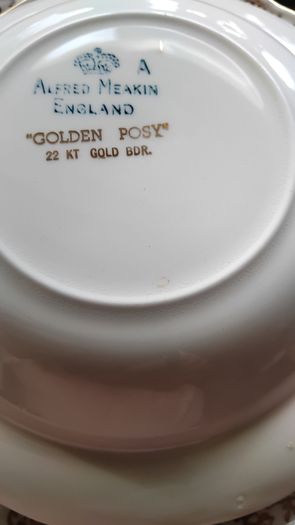 Alfred Meakin Golden Posy 22kr  Gold