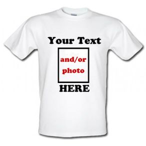 Personalised Custom Printed T-shirt Size S-xxl Great Birthdays Hen Stag Nights