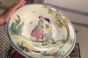 Large Handpainted decorative plate (35cm)