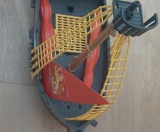 Playmobil Ship  Plane, Dust Cart, Figures, Furniture