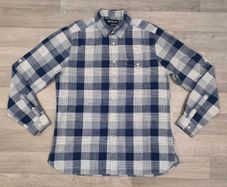 Barbour Button Down Check Shirt Mens Large