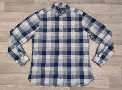 Barbour Button Down Check Shirt Mens Large