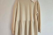 7-8years, With Tags M&amp;S Soft Ribbed Long-Sleeved Girls Dress