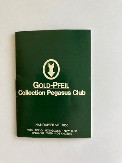 Brand New Vintage Gold-Pfeil Soft Leather Wallet