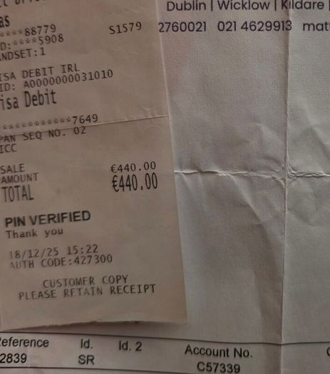 New Roll of Supreme Carpet - Costs 1200 euros with Receipts- 18.5 foot x 13.2 foot