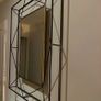 Geometric wall mirror with a metal frame Image 5