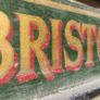 Aquitania Hand Painted Carved Sign Image 3