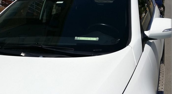 Phone Number Plate for Car/Van/Truck