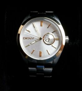 DKNY Nolita Men's Silver & Gold Watch NY1531 Steel