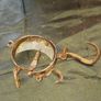 Antique Manchur or C balance scale, used by trappers hunters in the 19th century, Postage Available Image 2