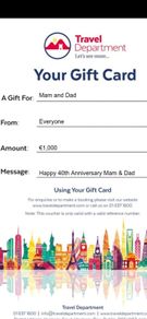 Travel Department voucher