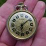 Vintage Diane Womens Gold Tone Pendant Wind Up Mechanical Watch - in working order Image 6