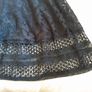Black lace midi dress Image 3