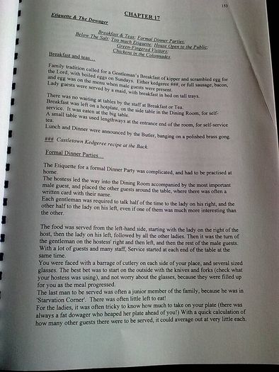 Typescript of a book on Castletown House Ireland Irish history Co. Kildare