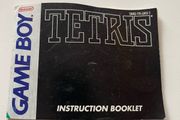 Tetris Manual (Nintendo Gameboy)