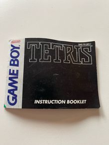 Tetris Manual (Nintendo Gameboy)