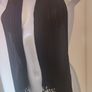 Black long detailed scarf Perfect condition Postage included Image 4