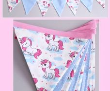Adorable Unicorns Bunting