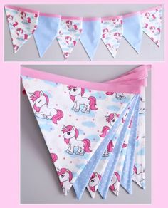 Adorable Unicorns Bunting