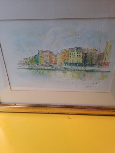 watercolor halfpenny bridge