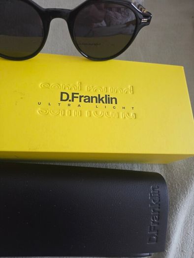D.Franklin Ultra Light S Round Black / Black Sunglasses