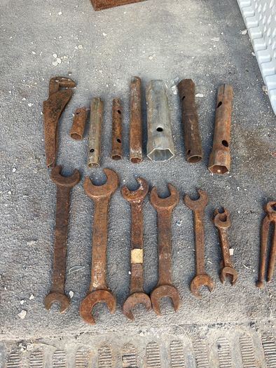Collection of vintage spanners