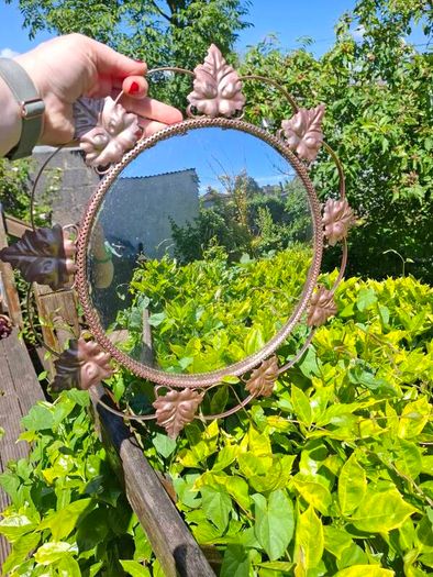 Vintage convex mirror