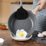 Brand New Non-stick Frying Pan with Lid Coated To 28cm, Granite Pans Nonstick Frying Pan, Image 3