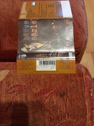 Cassette Tapes Steve Earle Train A Coming