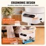 Pottery Wheel 27.9 cm Ceramic Wheel Foot Pedal Touch Screen 450W 3 Legs White Image 2