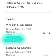Nick Cave - Wheelchair accessible & Companion Pass
