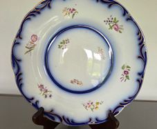 Plate Davenport Flow Blue