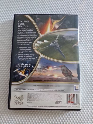 Star Wars Starfighter PlayStation2 Ps2 Games Original