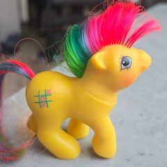 Baby Tic Tac Toe First Tooth Ponies MLP G1 My Little Pony