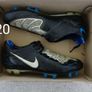 Football Boots Nike Total 90 Laser I Black/Blue (2007) Size 8.5UK FG Image 3