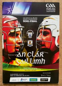 2018 Galway v Clare - GAA Senior Hurling Championship Semi-Final Programme